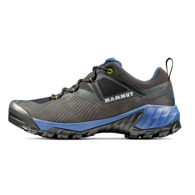 Mammut Wanderschuhe Sapuen Low GTX (Veloursleder, wasserdicht) stahlgrau/blau Herren